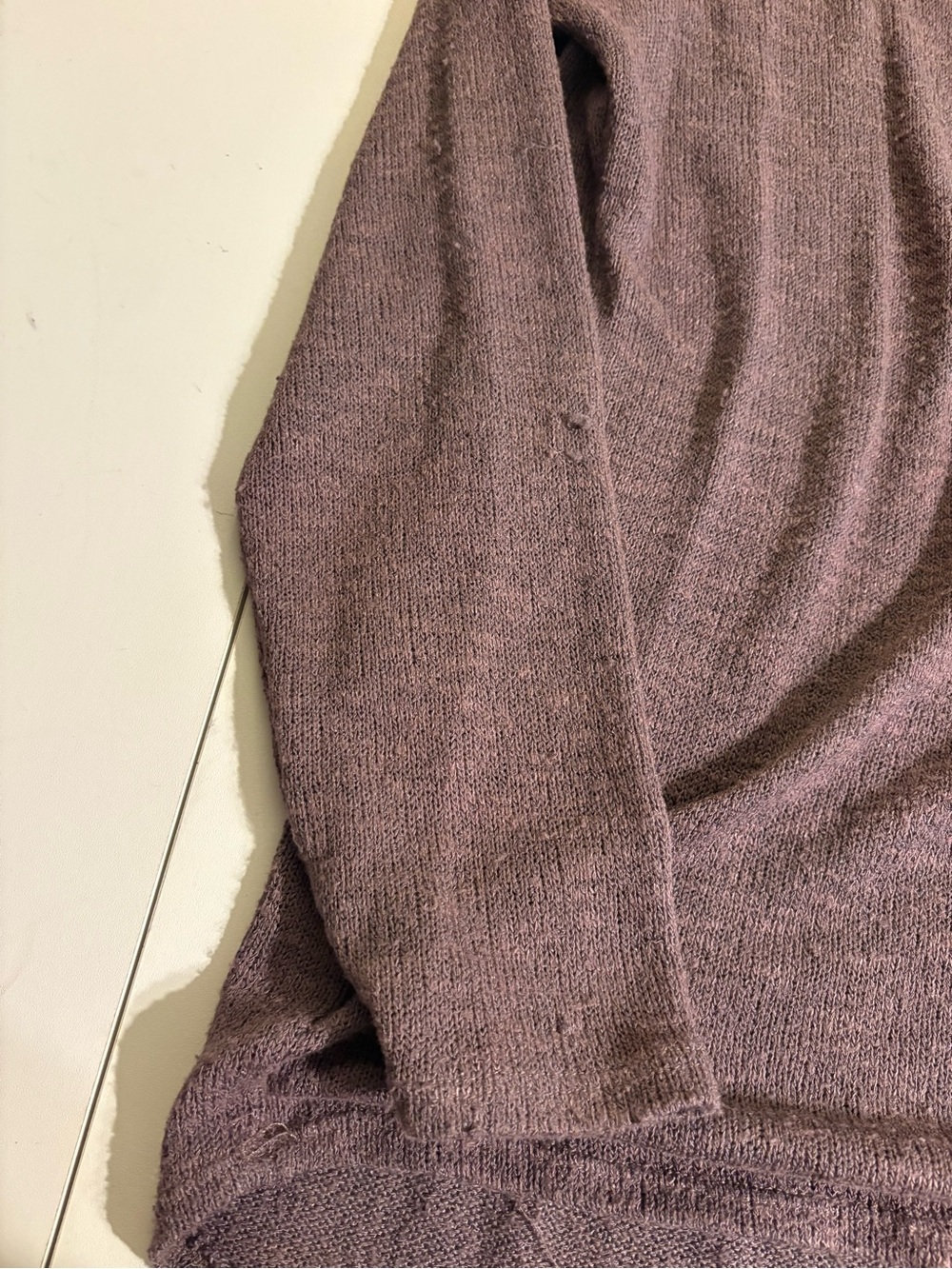 Daytrip Mauve Lace-Trim Long Sleeve Tunic - Picture 2 of 4